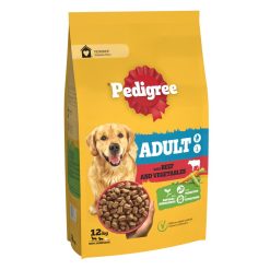 Pedigree Complete Adult Dry Dog Food Beef and Vegetables - 12kg