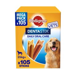 Pedigree Dentastix Daily Adult Large Dog Treats 105 Dental Chews - 105stk