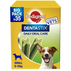 Pedigree Dentastix Fresh Daily Small Dog Dental Treats 35 Sticks 550g - 35stk