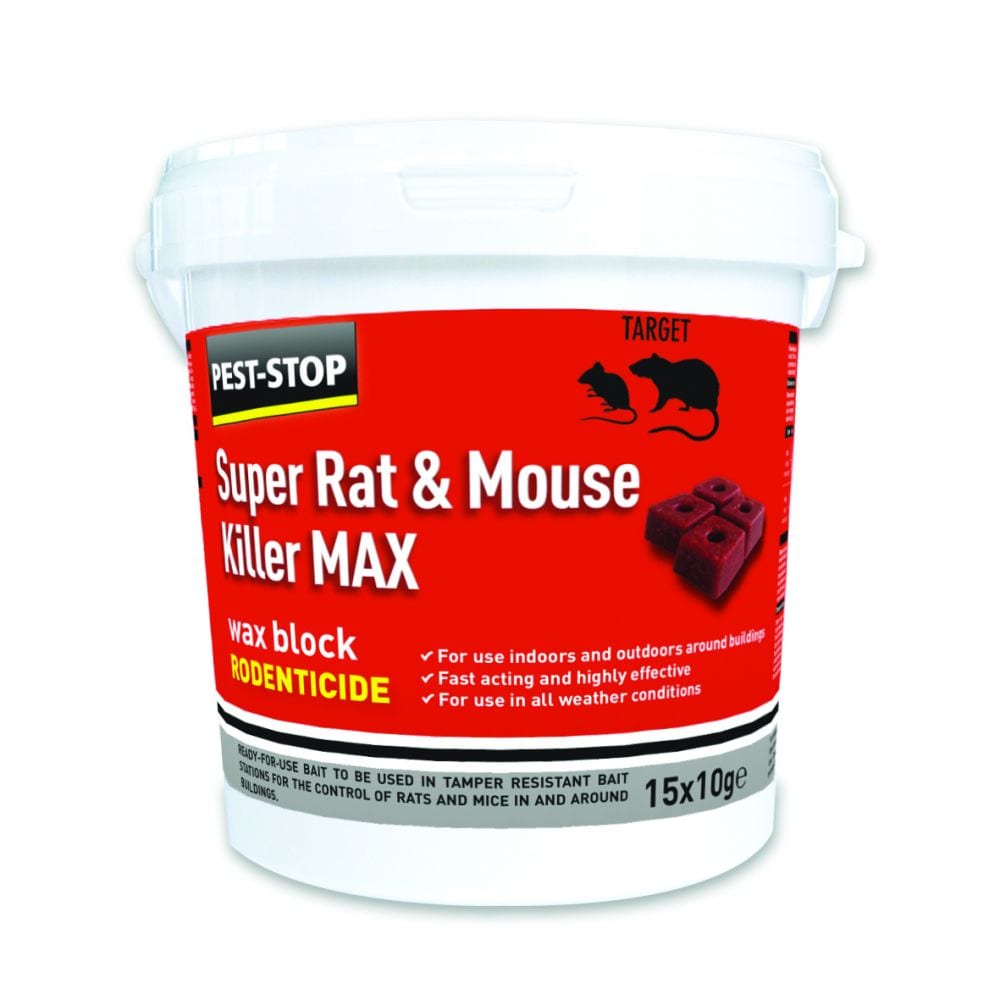 Pest Stop Rat & Mouse Kill Max - 15x10g