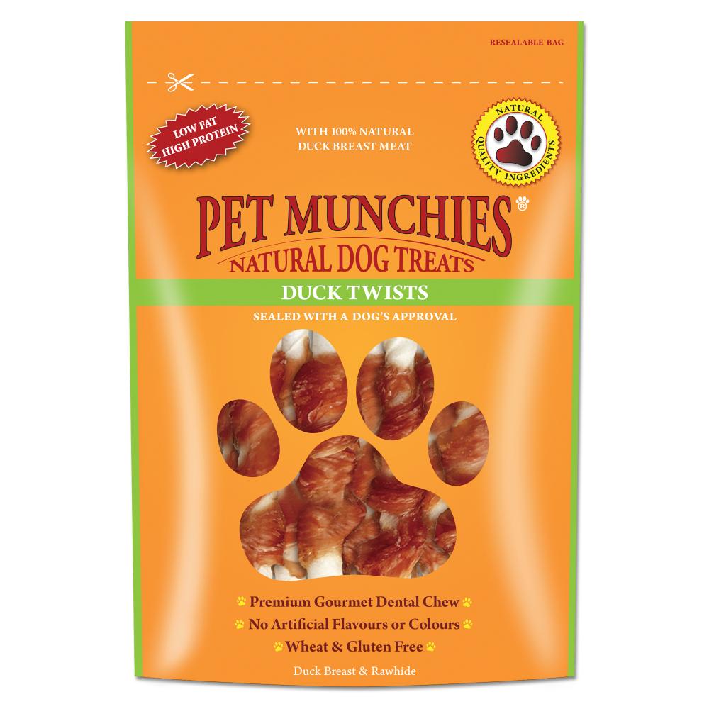 Pet Munchies Duck Twists - 80g