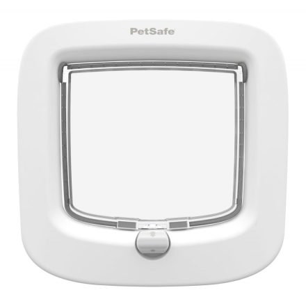 Pet Safe Manual Locking Cat Flap - white