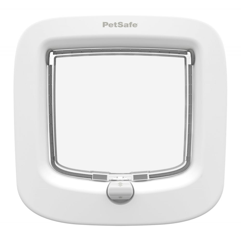 White cat flap shop