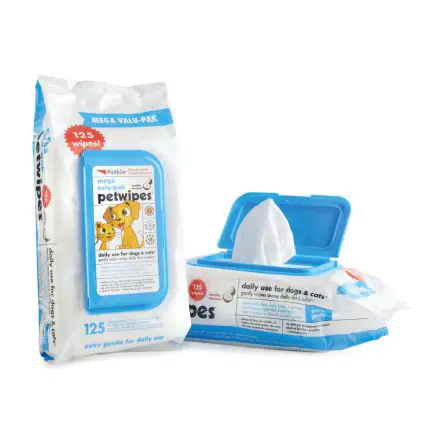 Petkin Mega Value Wipes - 125pcs