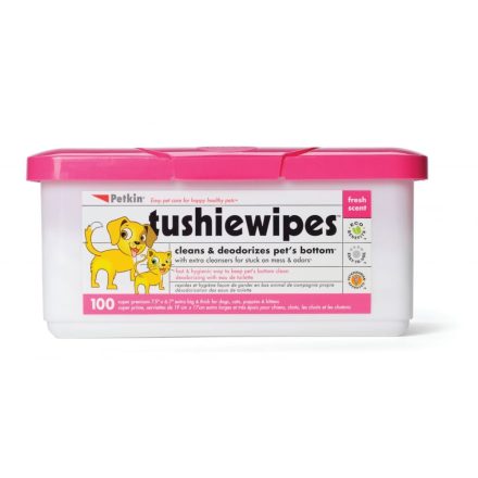 Petkin Tushie Wipes - 100pcs