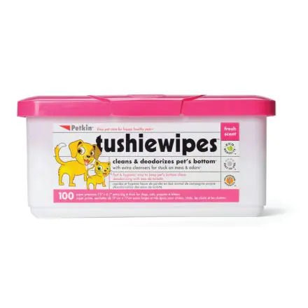 Petkin Tushie Wipes - 100pcs
