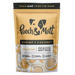 Pooch & Mutt Shrimp & Coconut Meaty Skin & Coat Treats - 120g