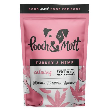 Pooch & Mutt Turkey & Hemp Meaty Calming Treats - 120g