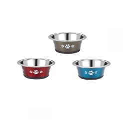 Posh Paws Stainless Steel Cat Dish - 240ml