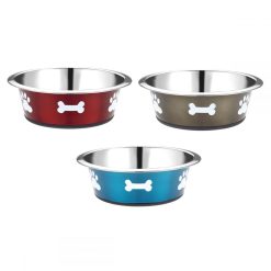 Posh Paws Stainless Steel Dog Dish - 1600ml