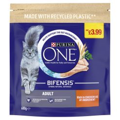 Purina One Adult Cat Chicken pm£3.99 - 600g, case of 4