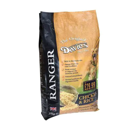 Ranger Chicken & Rice £29.99 - 15kg