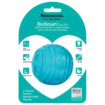 Rosewood Biosmart Puppy Ball Blue