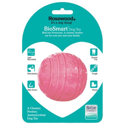 Rosewood Biosmart Puppy Ball Pink