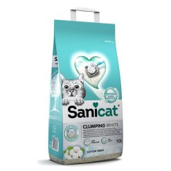 Sanicat Clumping White Cotton Fresh - 10 litres