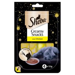 Sheba Creamy Snacks Treat Chicken - 4 pack