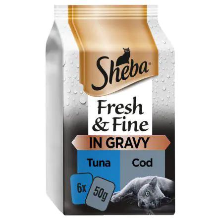 Sheba cat food pouches hotsell