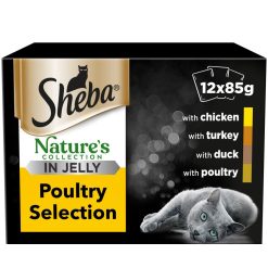 Sheba Natures Collection Cat Food Pouch Poultry Selection in Jelly 12pk - 85g