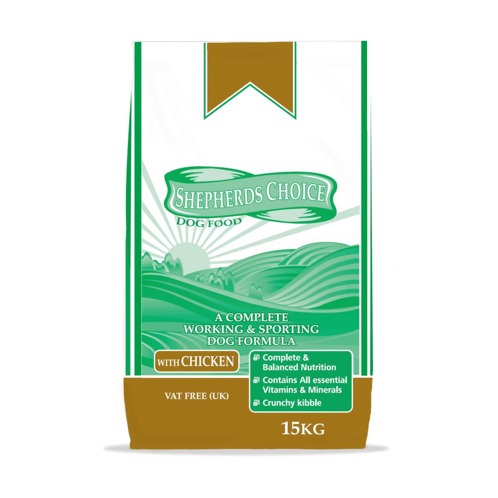 Shephers Choice Working Dog Chicken - 15kg