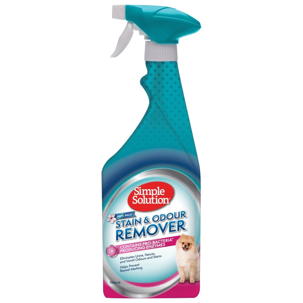 Simple Solution Stain+Odour Remover For Dogs Spring Breeze Fragrance 750ml - 750ml