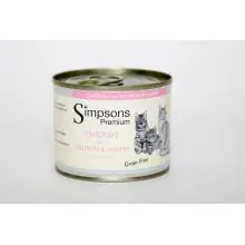 Simpsons Cat Chicken / Salmon / Shrimp - 200g, case of 6