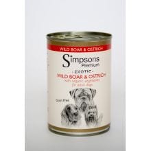 Simpsons Dog Boar & Ostrich - 400g, case of 6