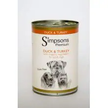 Simpsons Dog Duck & Turkey - 400g, case of 6