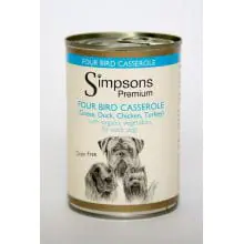 Simpsons Dog Four Birds - 400g, case of 6