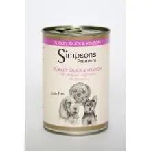 Simpsons Puppy Turkey / Venison / Duck - 400g, case of 6