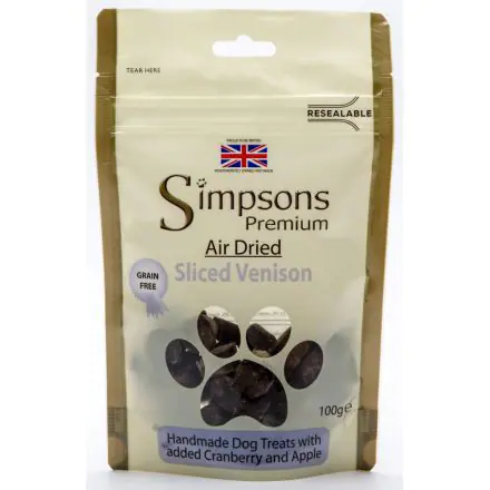 Simpsons Treat Venison - 100g