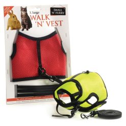 Small 'N' Furry Walk 'N' Vest 'N' Leash Various Sizes