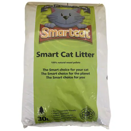 Smart Cat Wood Litter - 30 litres