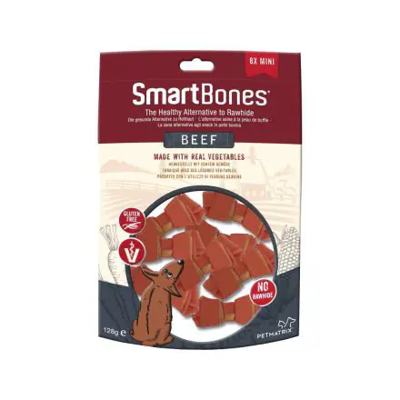 SmartBones Chews Beef Flavour Mini 8 pack - 8 pack