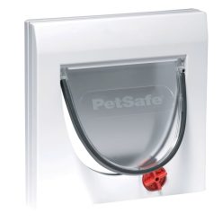 Staywell 917 4 Way Locking Cat Flap - wht&tn