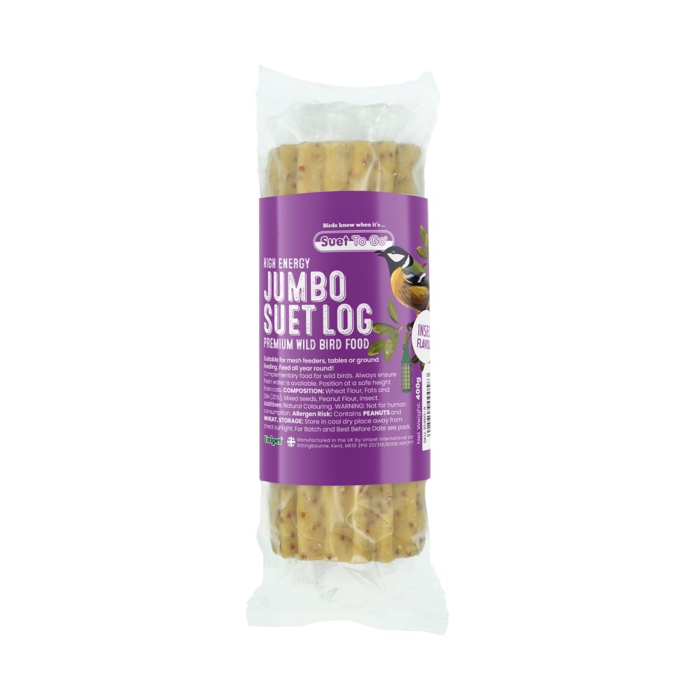 Suet To Go Jumbo Suet Log Insect - 500g