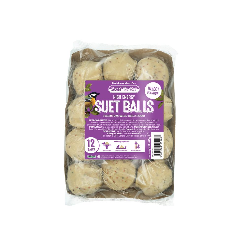 Suet To Go Suet Balls Insect - 12 pack