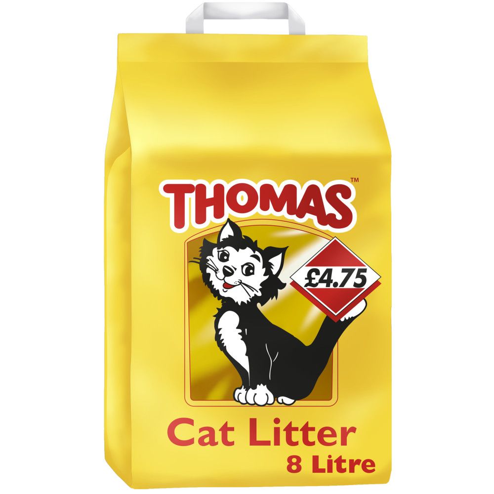 THOMAS Cat Litter 8L (MPP £4.75) - 8 litres