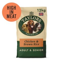Taylors Adult & Senior Working Dog Chicken & Brown Rice - 12kg