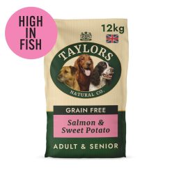 Taylors Adult & Senior Working Dog Grain Free Salmon - 12kg