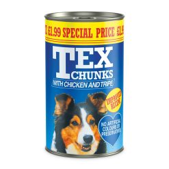 Tex Chunks Chicken & Tripe pm£1.99 - 1.2kg, case of 6