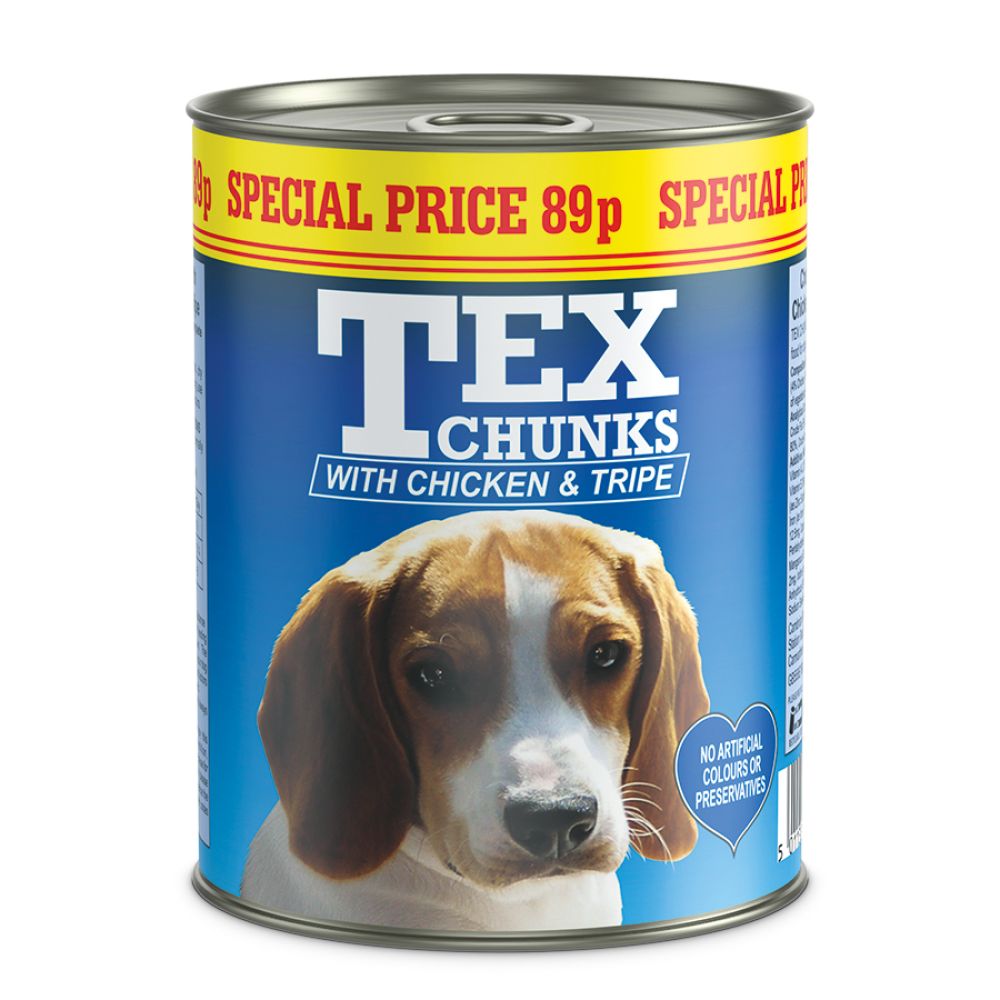 Tex Chunks Chicken & Tripe pm89p - 400g, case of 12