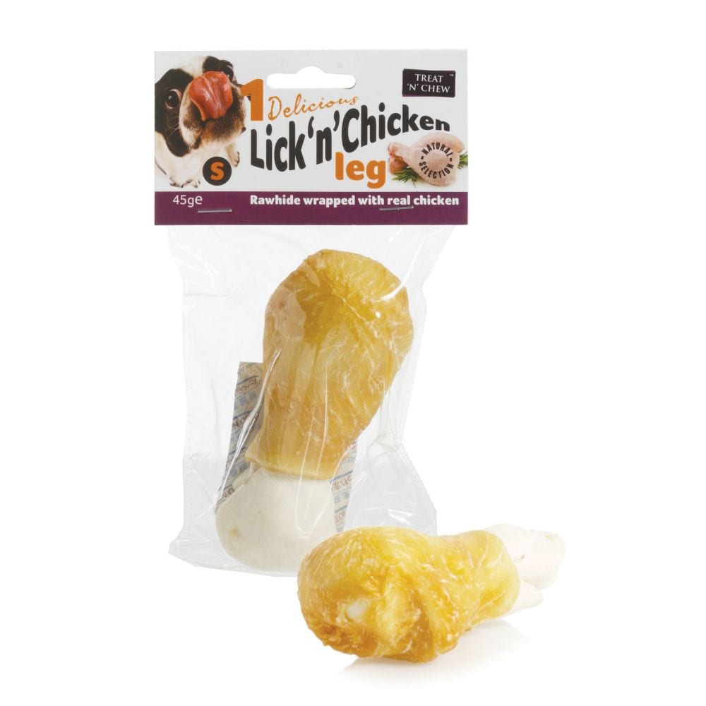 Treat 'N' Chew Lick 'N' Chicken Leg 5" - 45g