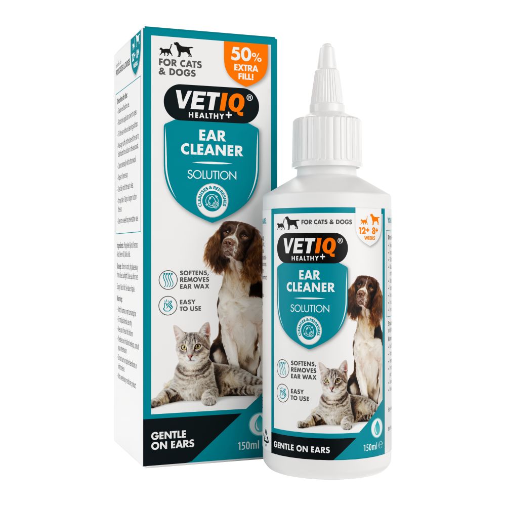 VETIQ Ear Cleaner for Cats & Dogs - 150ml