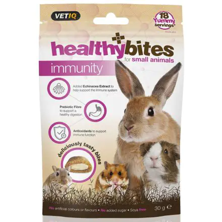 VETIQ Healthy Bites Immunity Care Small Animal treats - 30g