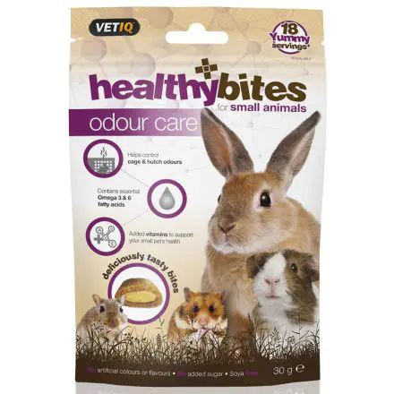 VETIQ Healthy Bites Odour Care Small Animal Treats - 30g