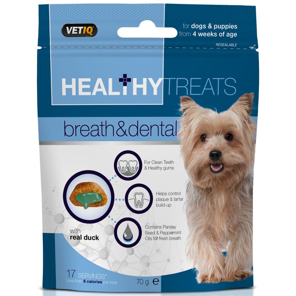VETIQ Healthy Treats Breath & Dental Dog Treats 70g