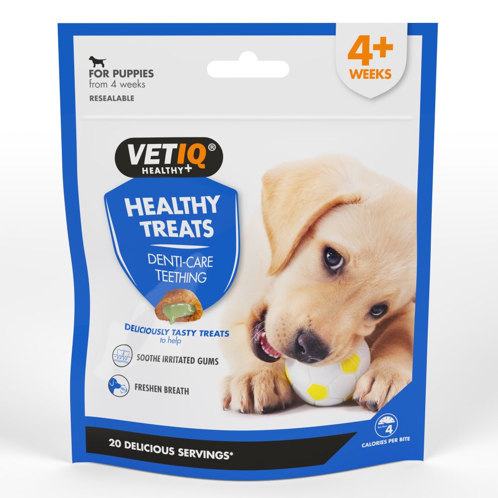 VETIQ Healthy Treats Denti-CareTeething For Puppies - 50g
