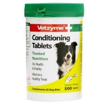 Vetzyme Conditioning Tablets Dogs Various Sizes
