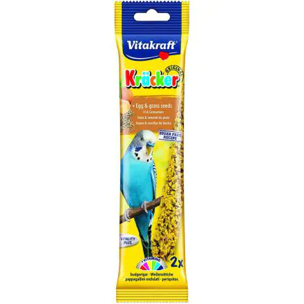 Vitakraft Budgie Stick Egg 60g - 2 pack 21473, case of 7