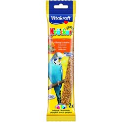 Vitakraft Budgie Stick Honey 60g - 2 pack 21102, case of 7